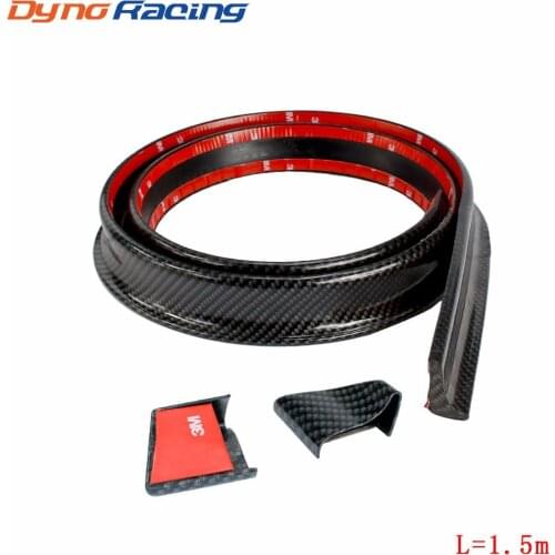 Universal Carbon Fiber Car Rear Automotive Spoilers Carbon Spoiler length 1.5m Universal Type YC100867