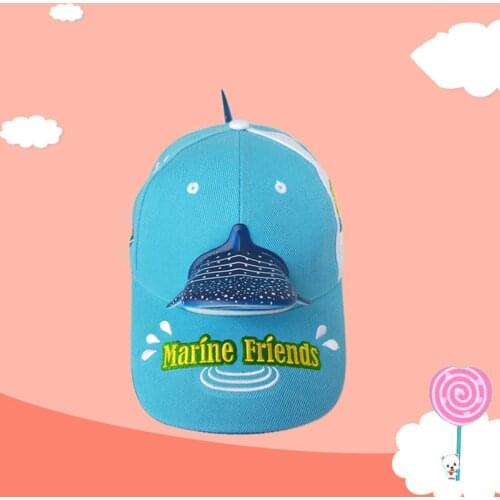 Spring 3D Blue Shark Cap Cartoon Hat Adult And Children Outdoor Travel Novelty Visor Hat Adjustable Women Baseball Cotton Caps