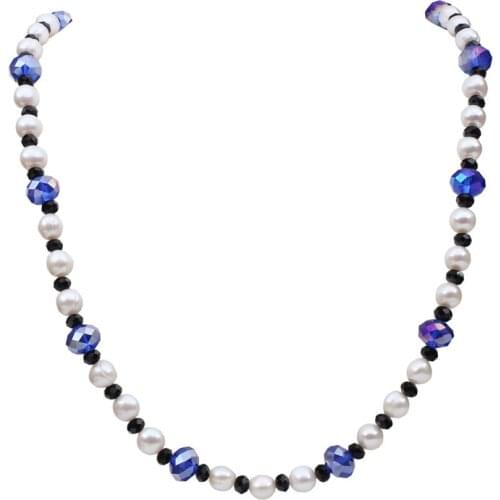 Free shipping 27 inch single row natural real pearl fresh water women chain sweater necklace jewelry design wedding fashion gift