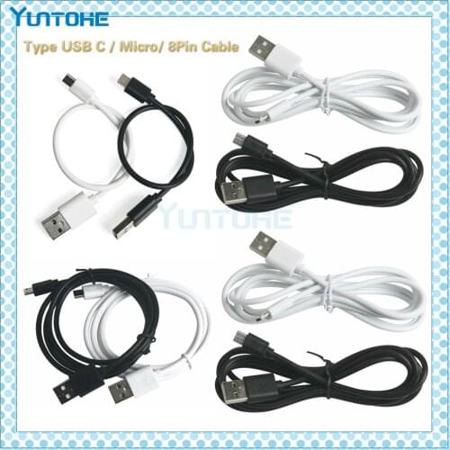 0.25 1 2 3 m Micro USB Cable for Apple iPhone 6 7 8 Plus Type C Fast Data Sync 2A Charging Cable for Samsung S9 Andorid 200pcs