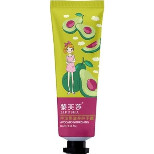1pcs 30g Fruit Plant Fragrance Hand Cream Anti-cracking Moisturizing Soft And Smooth Green Botanical And Fruit Extract Hand Care