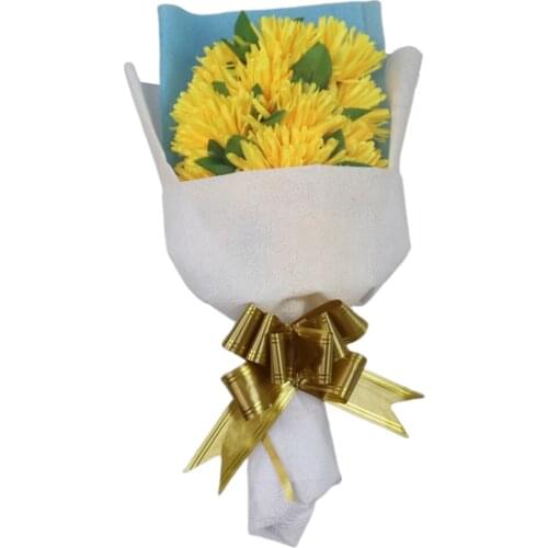 Chrysanthemum Artificial Bouquet Cemetery Flowers Grave Decoration