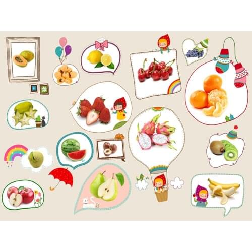 Baby Enlightenment Daily Necessities Cognitive Wall Charts Infants Children Early Education Posters Photo Customized HY157