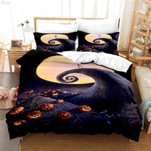 Boys Girls Children Adults The Nightmare Before Christmas 3d Bedding Set Bed Linen Bedclothes Duvet Cover Set Pillowcase Bed Set