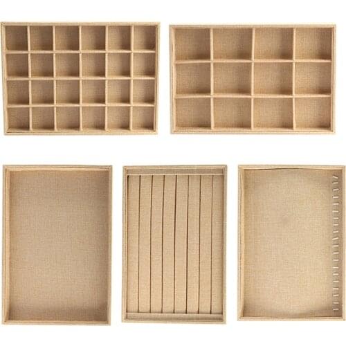 Jewelry Storage Tray Earring Holder for Drawers Necklace Pendant Organizer