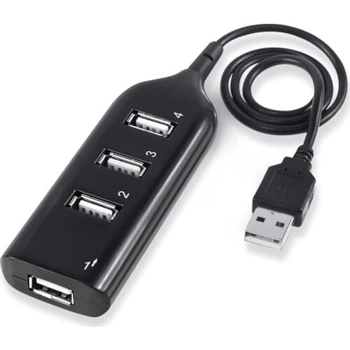 New Mini USB HUB 2.0 multiple USB ports 4 port hub USB splitter high speed hub adapter for PC computer laptop accessories