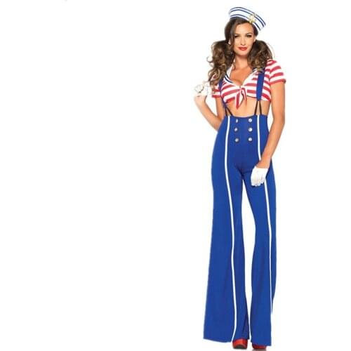 Sexy Sailor Costume Womens Navy Costume Halloween Party Masquerade Uniforms Cosplay Female Navy