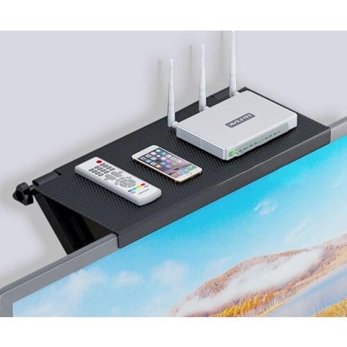 Computer Desk Storage Rack Living Room TV Storage Multifunction Suspension Sort Out Sundries Set-top Box Rack E11678