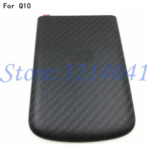 Top Quality 100% New For BlackBerry Q10 Back Rear Battery Cover Housing With Logo Replacement Parts