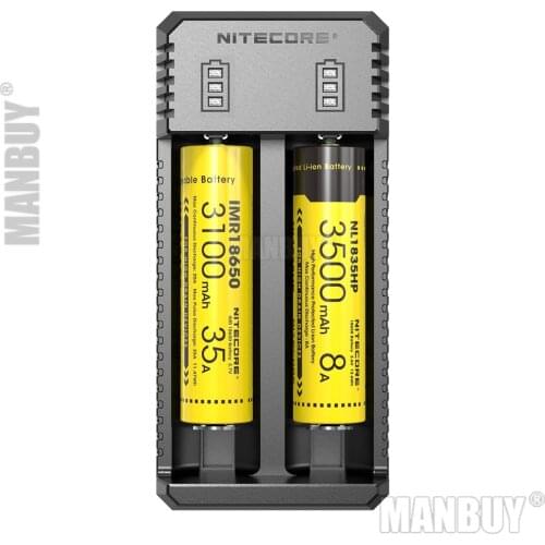 Wholesale Original NITECORE UI2 2Slot Portable Dual-Slot USB Li-ion IMR Battery Charger Outdoor Charging 18650 14500 14650 26650
