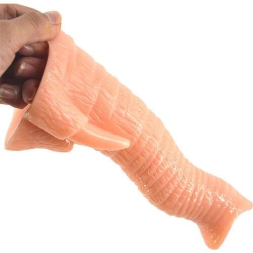 Animal Dildo Elephant Adult Sex Anal Sex Toys Stimulate Soft Realistic Penis Butt Plug Anal Female Masturbation Sex Products JF