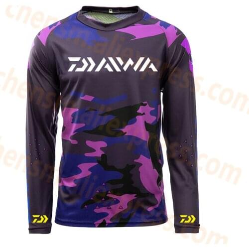 2019 Dawa Daiwa New Brand Men Fishing Shirts Outdoor Sport Quick Dry Fishing Clothes Plus Size Anti Uv Cycling Fishing Clothing