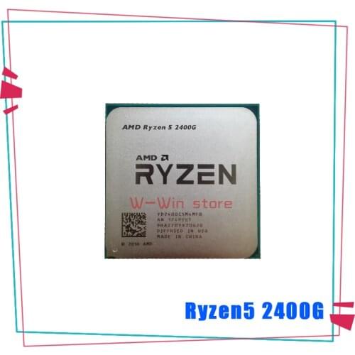 AMD Ryzen 5 2400G R5 2400G R5 pro 2400G 3.6 GHz Quad-Core Eight-Thread 65W CPU Processor YD2400C5M4MFB Socket AM4