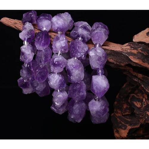 Amethyst bracelet rough stone bracelets amethyst bracelet Help sleep crystal bracelet jewelry wholesale
