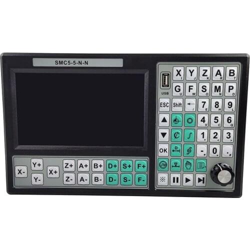 CNC controller instead of Mach 3 USB control motion card RTCP engraving machine offline control 5 axis 500KHz 7 inch silk screen