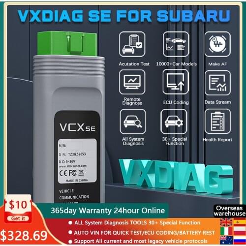 VXDIAG VCX SE For Subaru OBD2 Scanner Automotivo Car Diagnostic Tool Programming Fault Code Device Support J2534 Protocol