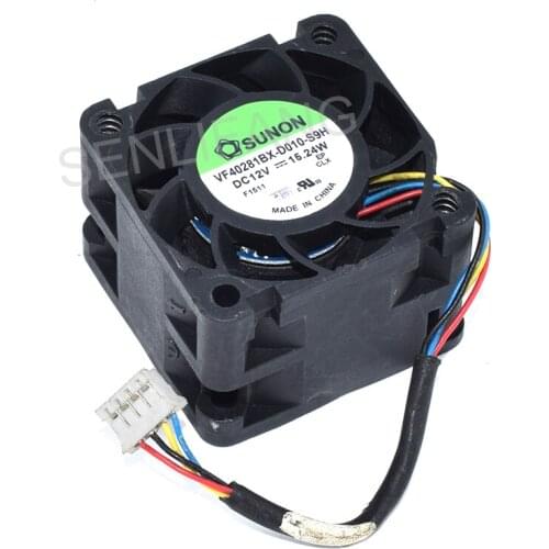 For SUNON VF40281BX-D010-S9H DC12V 15.24W Four Wires High RPM Fan