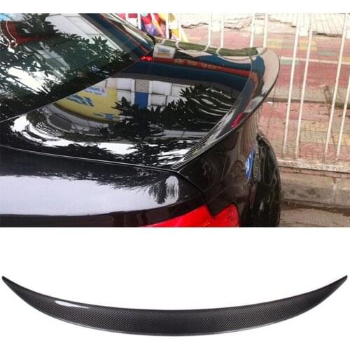 E82 P-style Carbon Fiber / FRP Car Rear Trunk Wing Spoiler for BMW 1-Series E82 Coupe 2007-2013