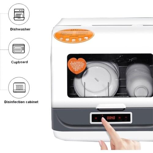 Mini Electric Dish Plate Washer Intelligent Automatic Dishwasher Kitchen Dish Washing Machine for Home Use