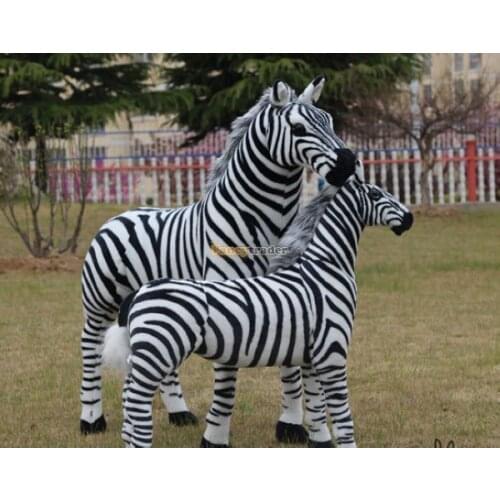 Fancytrader 2015 New 43'' / 110cm JUMBO Plush Stuffed Emulational Animal Zebra Toy, Nice Decoration Toy, Free Shipping FT50128