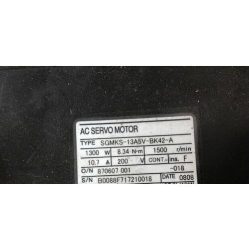 SGMKS-13A5V-BK42-A used in good condition motor