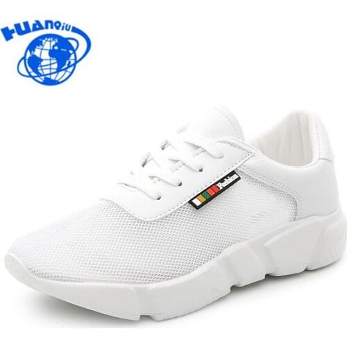 HUANQIU Women Sneakers Brand Mesh Women Running shoes Breathable Platform Light Sports Summer shoes Trainers ST185