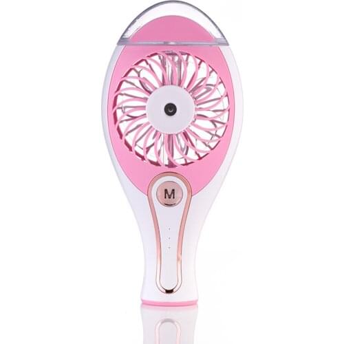Mini HandHeld Fan USB Battery Rechargeable Fan Cooling Air Conditioning Fan Handheld Water Mist Fan For Home Office
