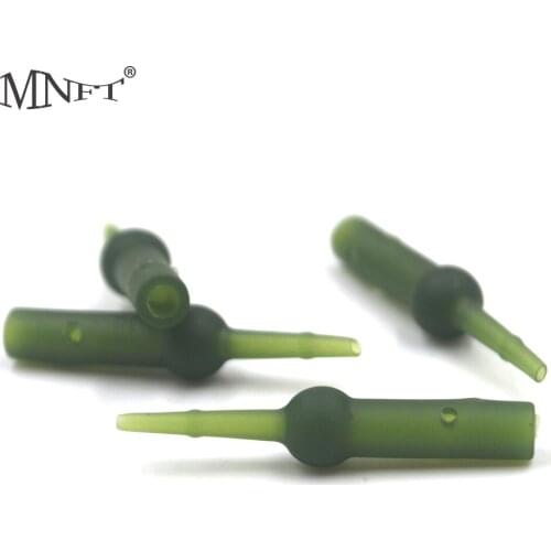 MNFT 100PCS Chod/Heli Buffer Tapered Sleeves Carp Fishing Accessories Rig Rubber Chod Buffer Zone Protect Line