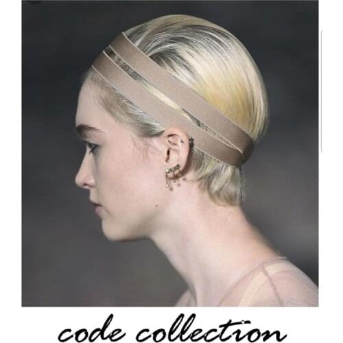 Fashion Letter Wide Headband For Men Women Fitness Elastic Force Sports Hair Band Antiperspirant Band Headband