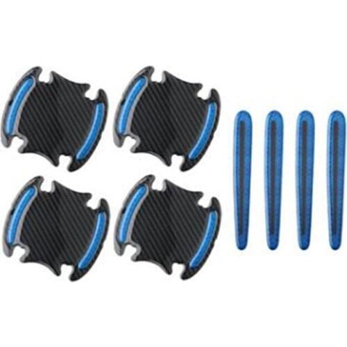 8Pcs/Set Car Door Sticker Cover Styling Accessories for Nissan Tiida Teana Skyline Juke X-Trail Almera Qashqai 2016 2017