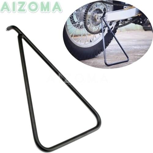 Dirt Bike Motocross Triangle Axle Kick Stand Universal Kickstand For Kawasaki Honda Yamaha Suzuki Steel Side Stands Holder
