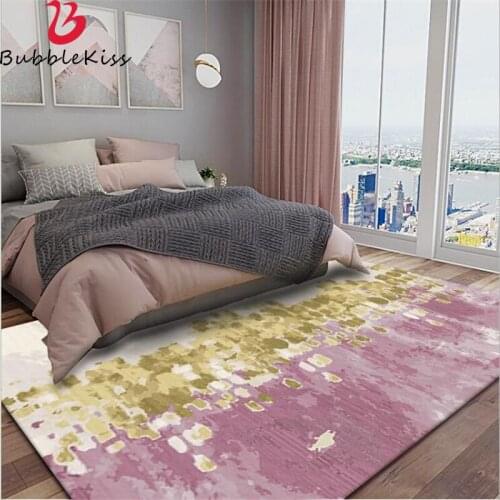 Bubble Kiss Pink Rug Rugs for Bedroom Abstract Nordic Style Carpet Floor Mat Home Living Room Decoration Carpet Coffee Table Mat