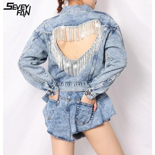 SEVEYFAN Women's Blue Jackets