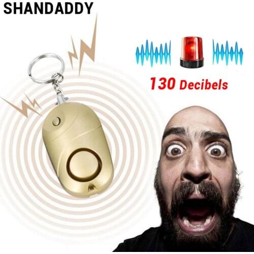 NEW Self Defense Alarm 120dB Egg Shape Girl Women Security Protect Alert Personal Safety Scream Loud Keychain Emergency Alar