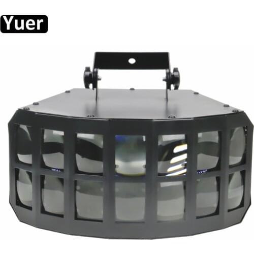New LED 2x15W RGBW 4IN1 Double Layer Stage Downlight DMX512 Lot Of Beam Effect DJ Disco Light Wedding Homeparty KTV Effect Light