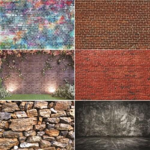 Vinyl Custom Photography Backdrops Prop Brick wall Photography Background 200509X-1