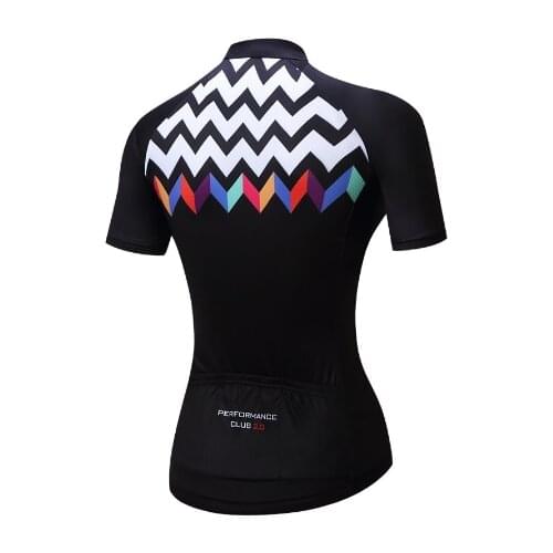 Race Cut Womens Cycling Jersey for Female Polyster Riding Bike Jerseys Road Track Aero Cycling Breathable Short Sleeve Summer