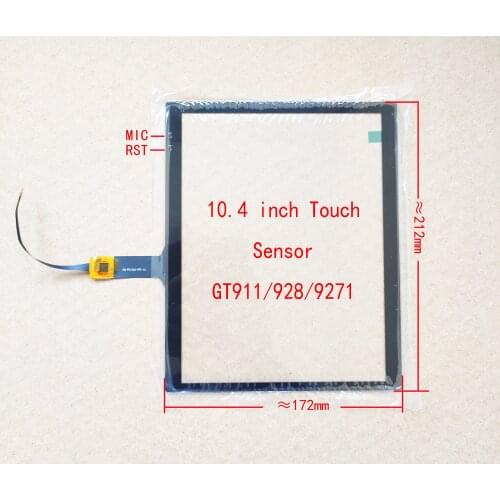 10.4 inch touch screen sensor digitizer for Cruze 6pin dedicated GT911/GT928/GT9271 Universal SQ-PG1542-FPC-A1