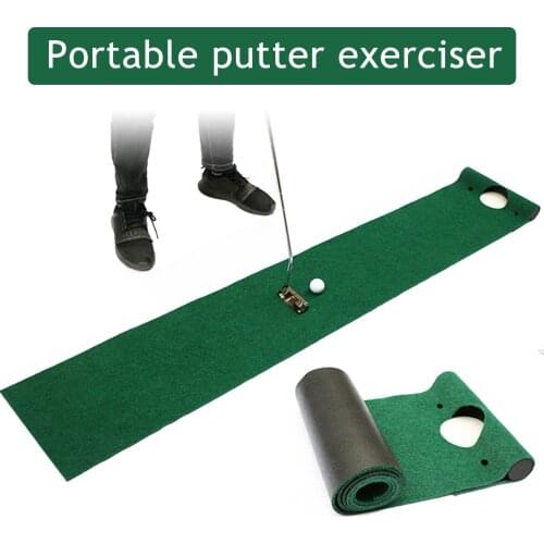 183 X 31cm Golf Practice Mat Training Hitting Pad Grassroots Green Golf Backyard Putting Green Cartoon Golf Putting Mat