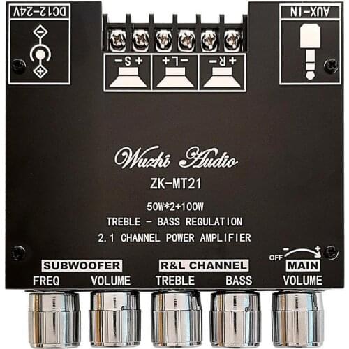 2.1 Channel Bluetooth Audio Power Amplifier Module Theater Module Stereo Power Subwoofer Board Home Digital Amplifier Audio O3Q6