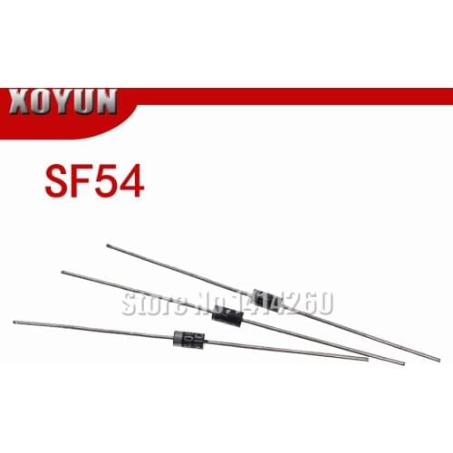 20PCS SF54 Diode 5A 200V DO-201AD