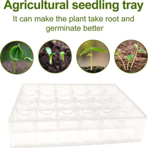 5pcs 24 Hole Nursery Tray Plant Germination Tray Nursery Pot For Flowers, Seedlings, Plants, Wheat Grass, Vegetation
