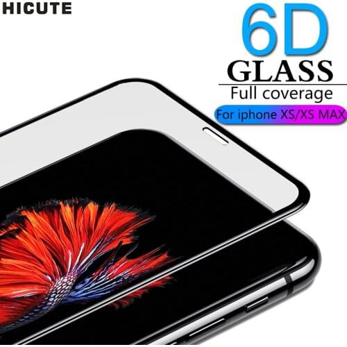 6D Full coverage protective glass for iPhone X Xr XS max glass iphone XS max Xr screen protector iPhone X XS max Xr glass flim