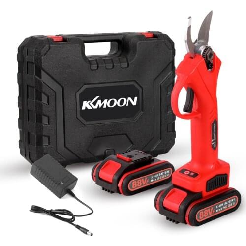 KKmoon 21V 30mm Cordless Electric Pruner 88VF Pruning Shear Efficient Fruit Tree Bonsai Pruning Branches Cutter Landscaping Tool