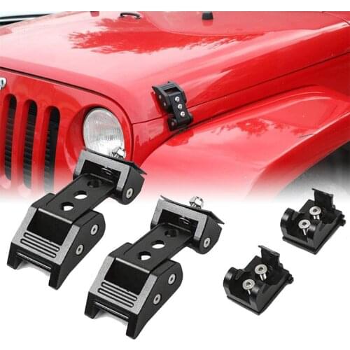 For Jeep Engine Hood Locks Latches Catch Cover Locking for Jeep Wrangler JK JKU 2007-2018