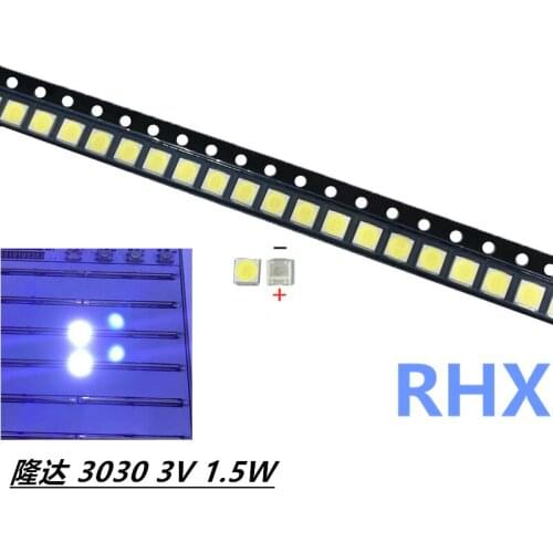 200piece/lot FOR the LED strips lights bead SMT AOT 3030 light-emitting diodes (leds) repair the television TV special 6V