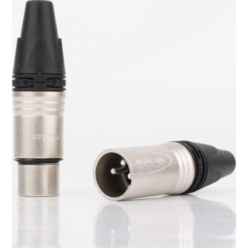 Hi-end 3-Pin XLR Male & Female Microphone Audio Cable Plug Connectors Hifi Cannon Cable Terminals