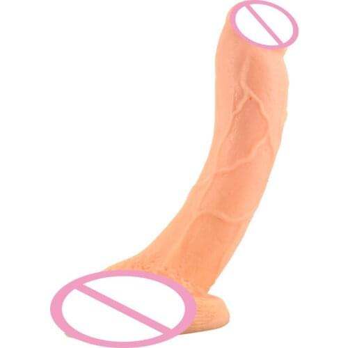 26*5.5cm Curved Snake Dildo Health PVC Realsitic Dildo, Dildo Huge Suction Cup Faak Animal Dildos Conslador Sex Toys For Woman