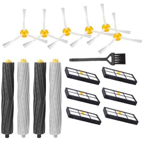 Sweeper Accessories for for IRobot Roomba 800 900 Series 805 860 870 871 875, Robotic Roller Side Brush Hepa Filter Kits