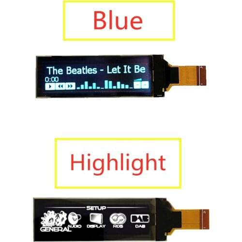 2.08 inch OLED display module 25664 dot matrix smart home medical equipment industrial instrument 31PIN SH1122G drive 12V